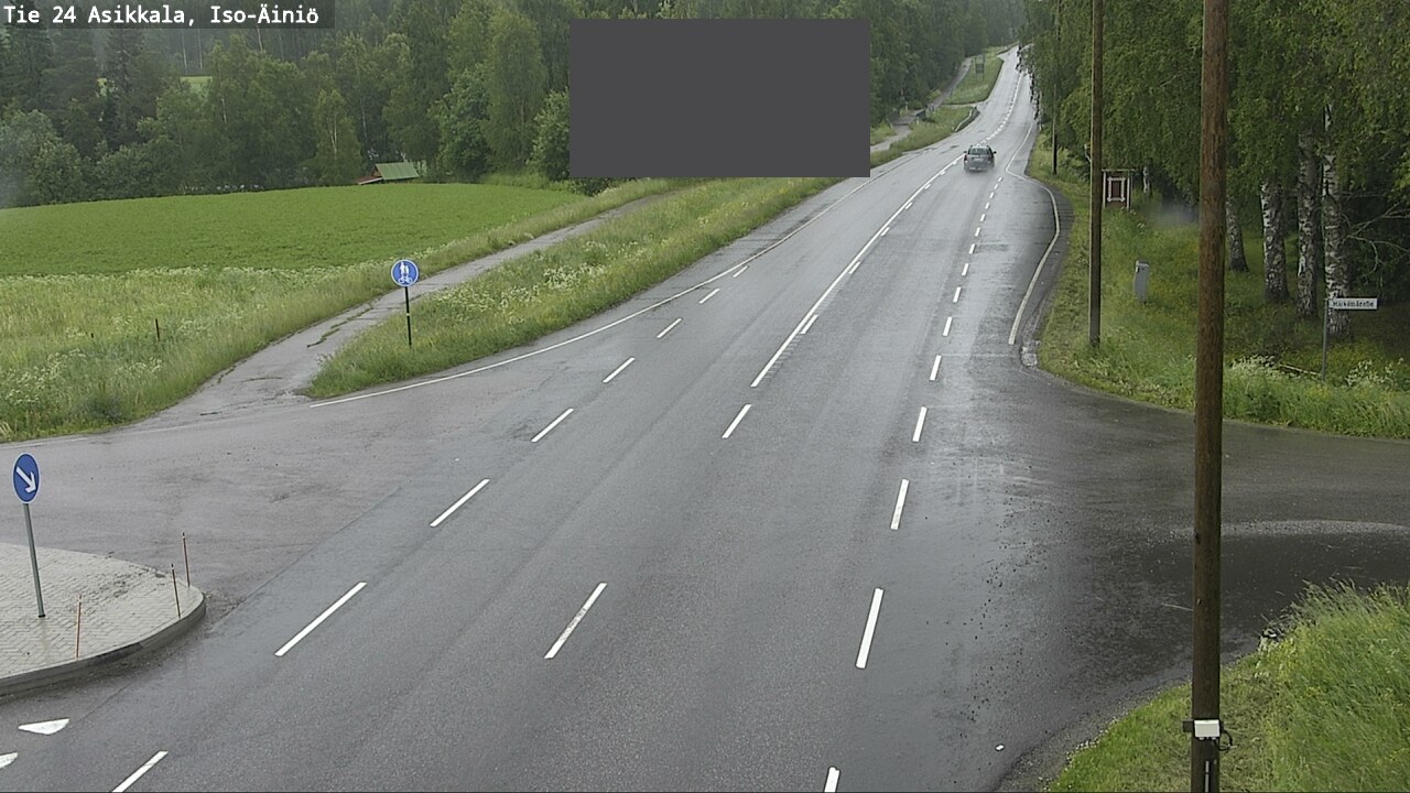 Weather Camera Image Väg 24 Asikkala, Iso-Äiniö, Asikkala, Päijät-Häme