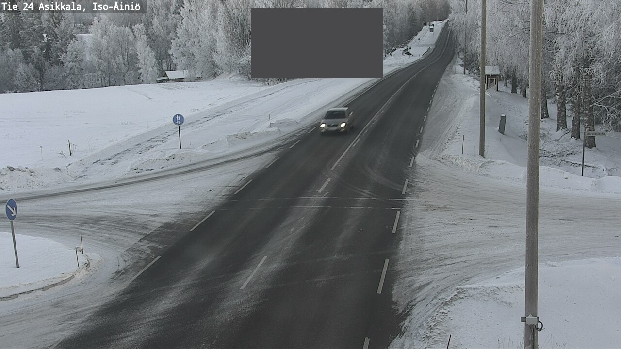 Weather Camera Image Road 24 Asikkala, Iso-Äiniö, Asikkala, Päijät-Häme