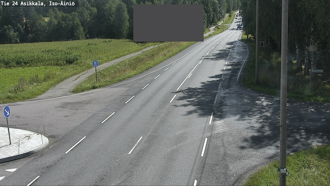 Weather Camera Image Road 24 Asikkala, Iso-Äiniö, Asikkala, Päijät-Häme
