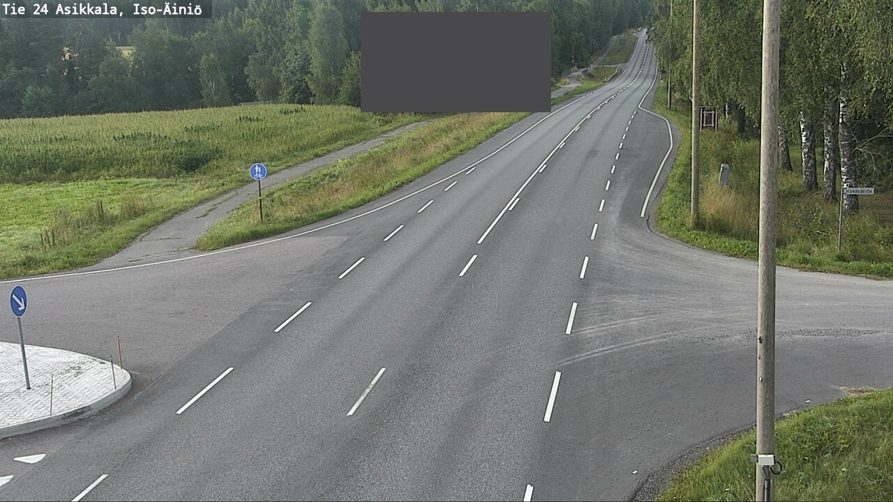 Weather Camera Image Road 24 Asikkala, Iso-Äiniö, Asikkala, Päijät-Häme