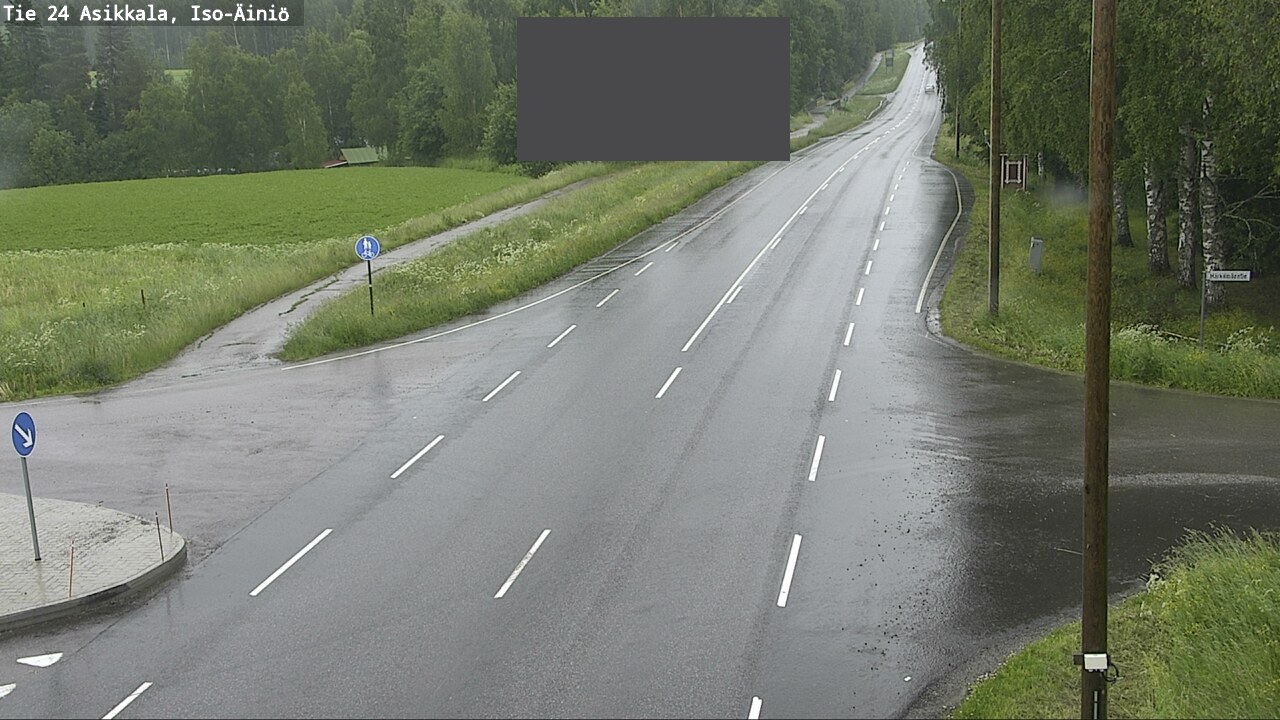 Weather Camera Image Väg 24 Asikkala, Iso-Äiniö, Asikkala, Päijät-Häme