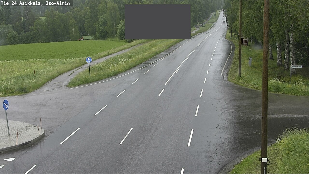 Weather Camera Image Väg 24 Asikkala, Iso-Äiniö, Asikkala, Päijät-Häme