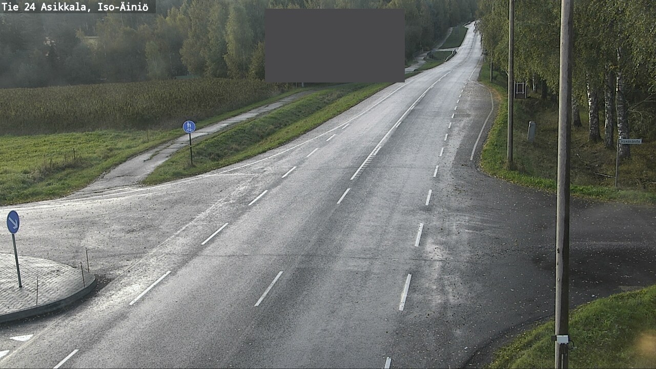 Weather Camera Image Väg 24 Asikkala, Iso-Äiniö, Asikkala, Päijät-Häme