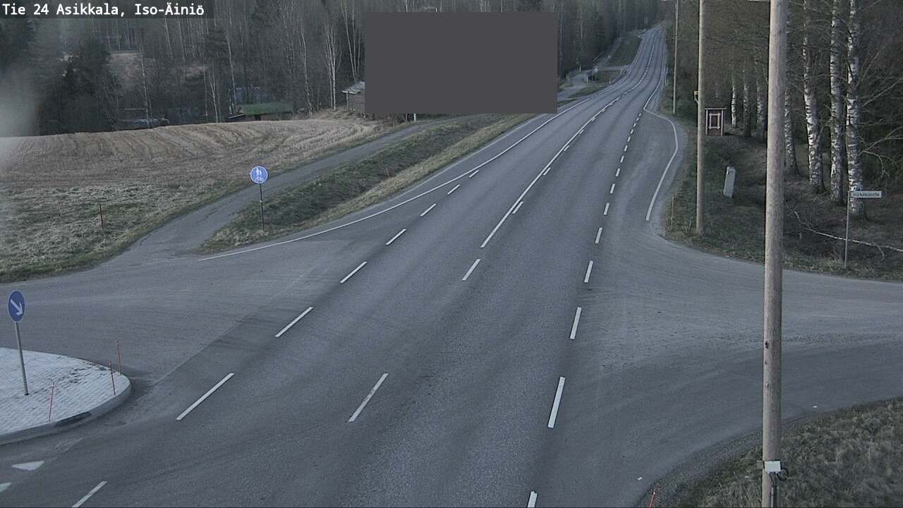 Weather Camera Image Road 24 Asikkala, Iso-Äiniö, Asikkala, Päijät-Häme