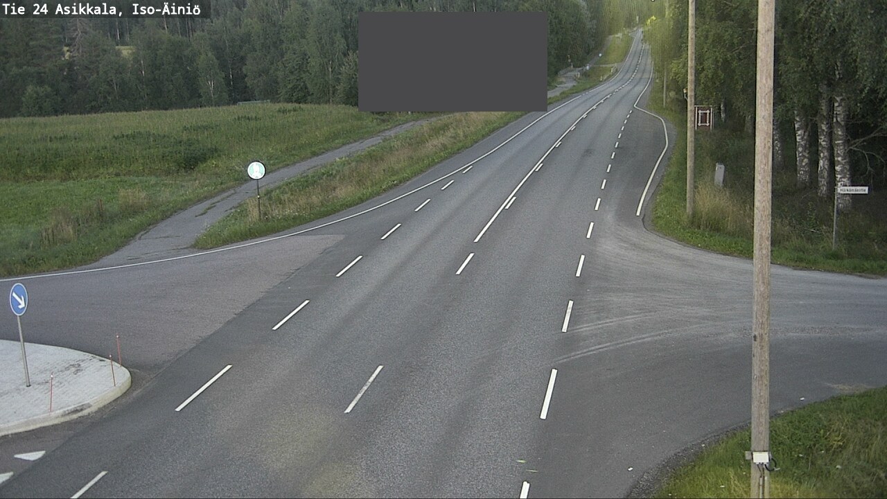 Weather Camera Image Road 24 Asikkala, Iso-Äiniö, Asikkala, Päijät-Häme