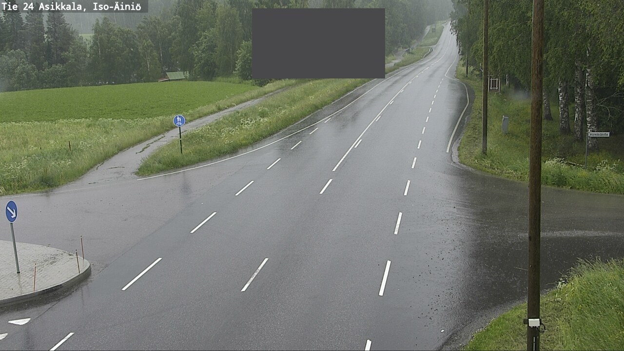 Weather Camera Image Väg 24 Asikkala, Iso-Äiniö, Asikkala, Päijät-Häme