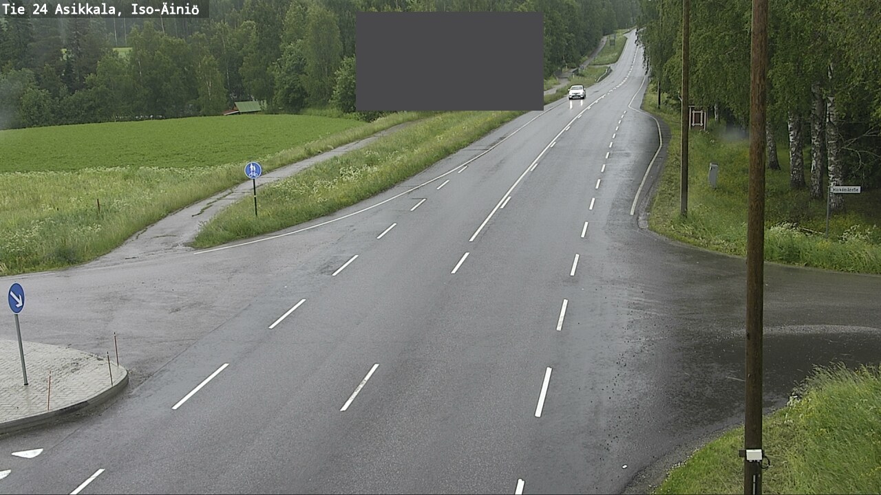 Weather Camera Image Väg 24 Asikkala, Iso-Äiniö, Asikkala, Päijät-Häme