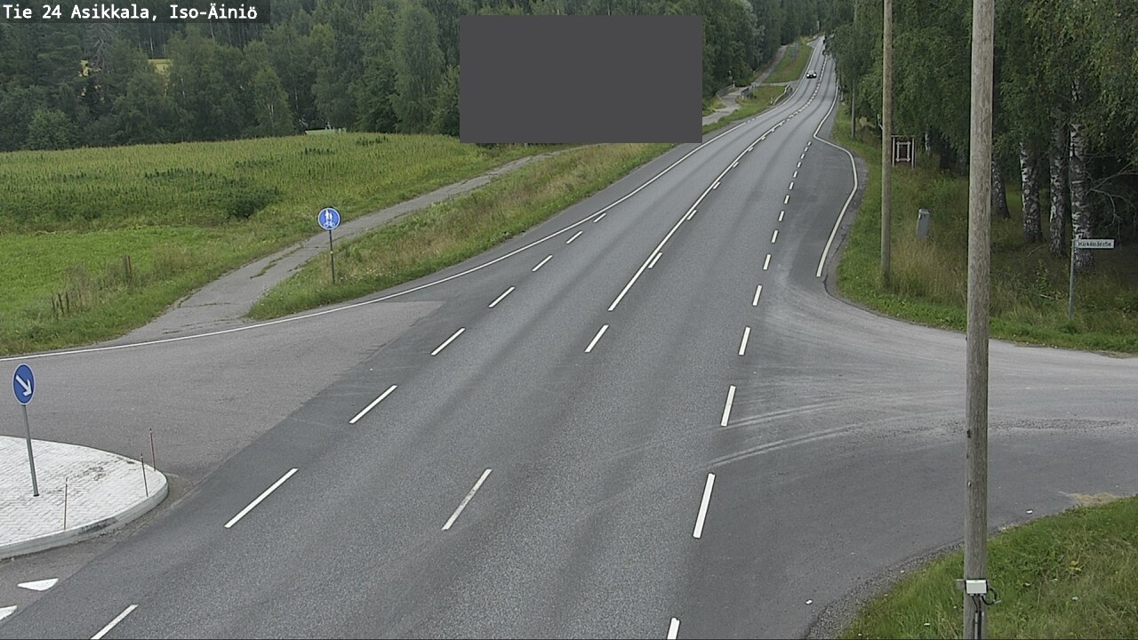 Weather Camera Image Road 24 Asikkala, Iso-Äiniö, Asikkala, Päijät-Häme