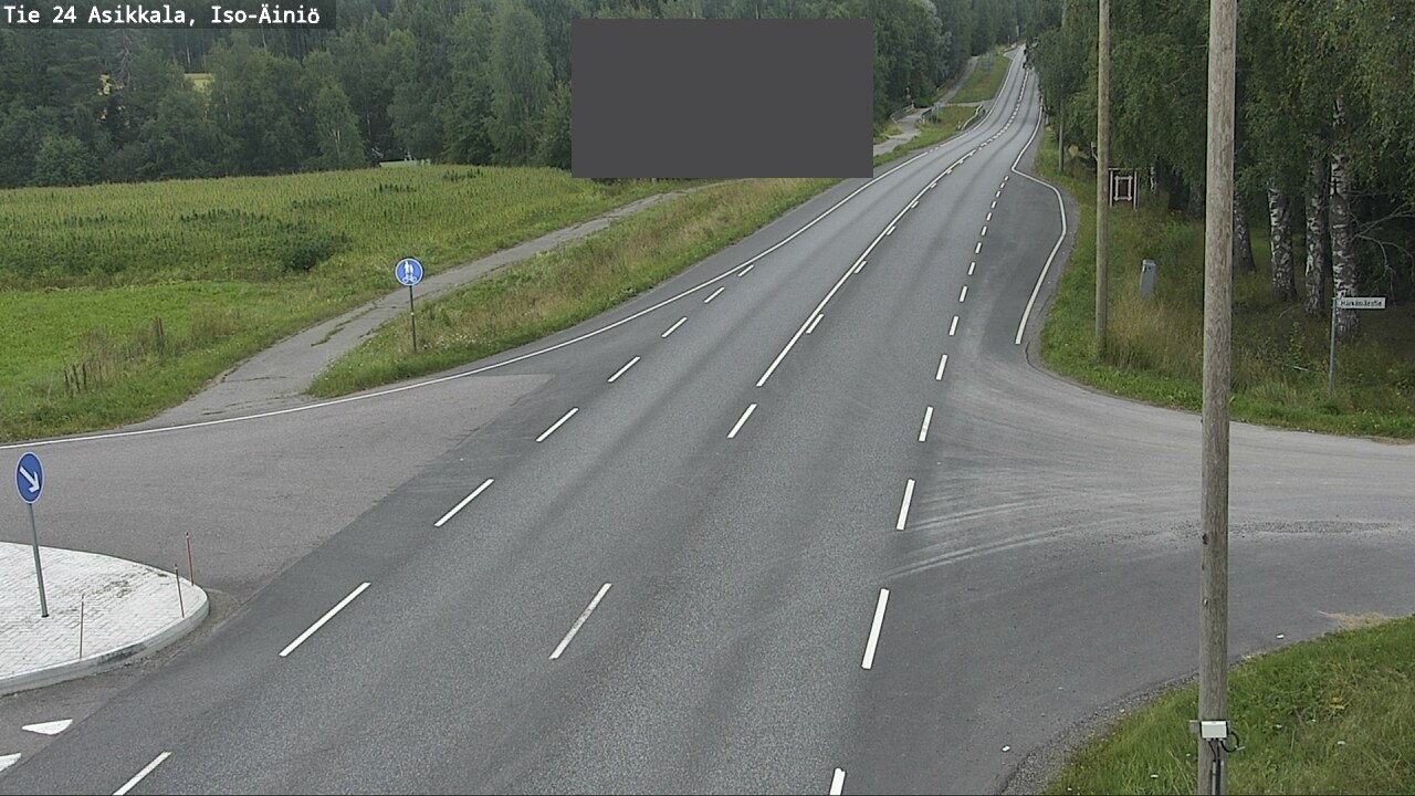 Weather Camera Image Road 24 Asikkala, Iso-Äiniö, Asikkala, Päijät-Häme