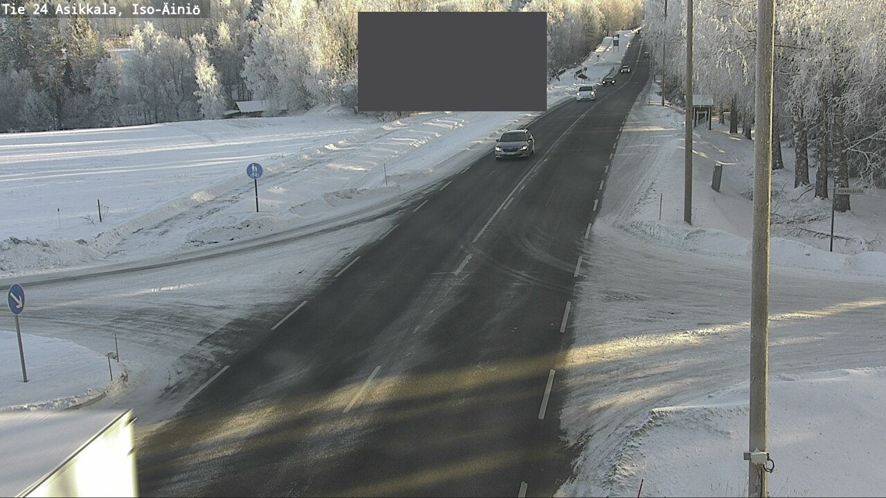 Weather Camera Image Road 24 Asikkala, Iso-Äiniö, Asikkala, Päijät-Häme