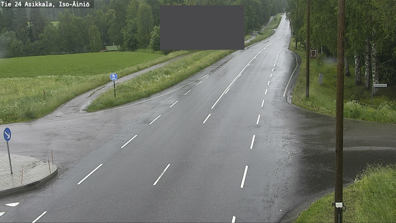 Weather Camera Image Road 24 Asikkala, Iso-Äiniö, Asikkala, Päijät-Häme