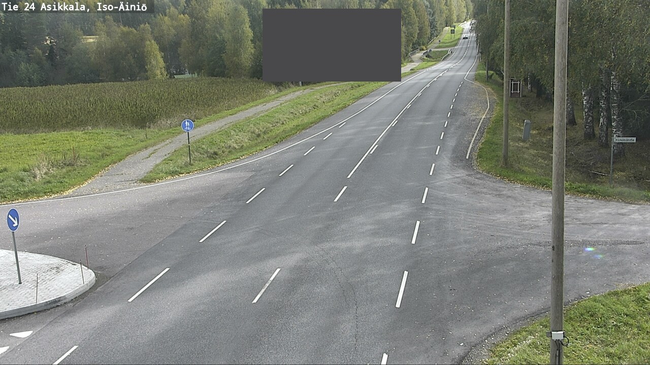 Weather Camera Image Väg 24 Asikkala, Iso-Äiniö, Asikkala, Päijät-Häme