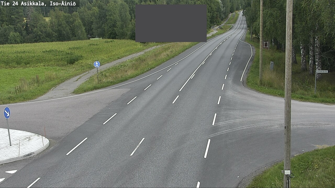 Weather Camera Image Road 24 Asikkala, Iso-Äiniö, Asikkala, Päijät-Häme