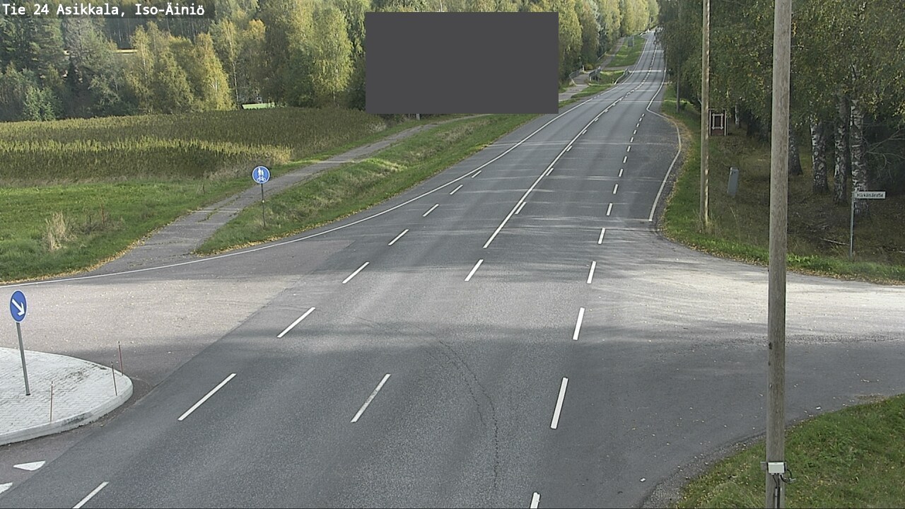 Weather Camera Image Väg 24 Asikkala, Iso-Äiniö, Asikkala, Päijät-Häme