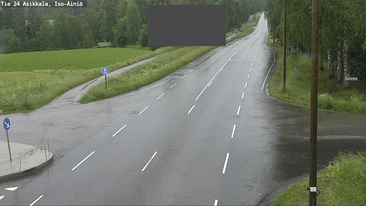 Weather Camera Image Väg 24 Asikkala, Iso-Äiniö, Asikkala, Päijät-Häme