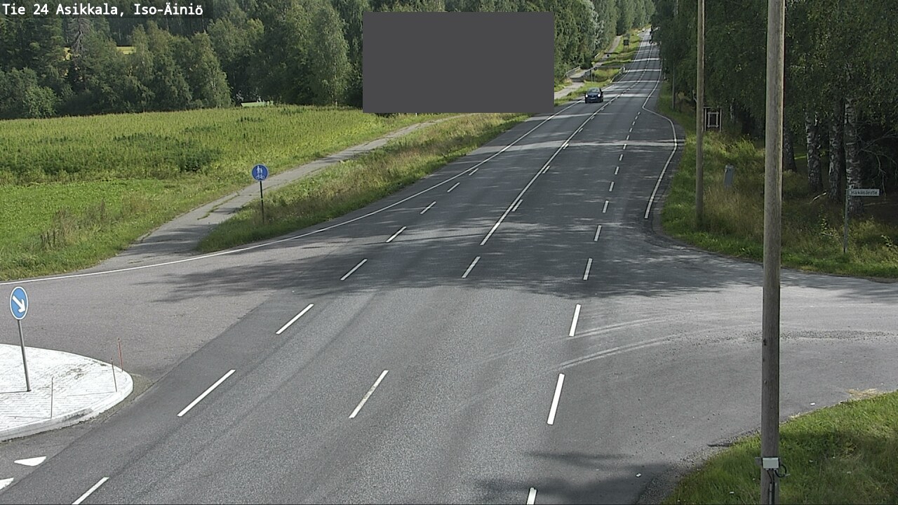 Weather Camera Image Road 24 Asikkala, Iso-Äiniö, Asikkala, Päijät-Häme