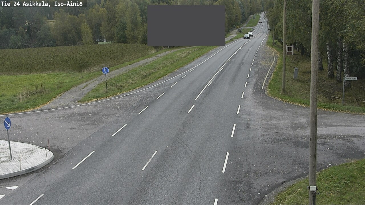 Weather Camera Image Väg 24 Asikkala, Iso-Äiniö, Asikkala, Päijät-Häme