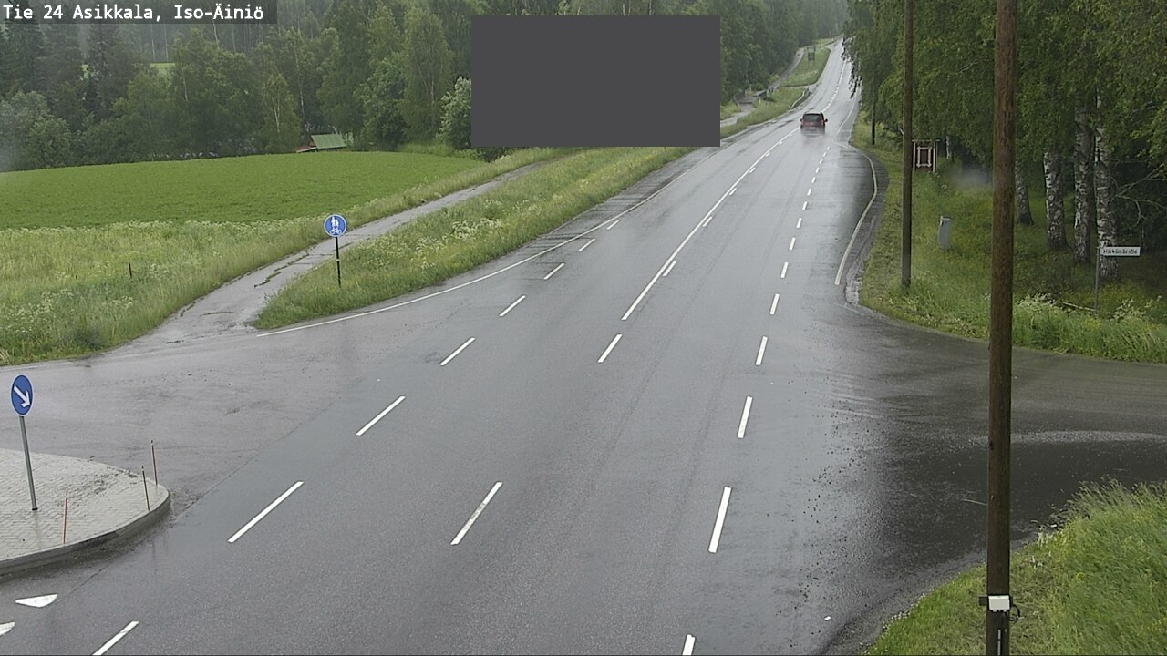 Weather Camera Image Väg 24 Asikkala, Iso-Äiniö, Asikkala, Päijät-Häme