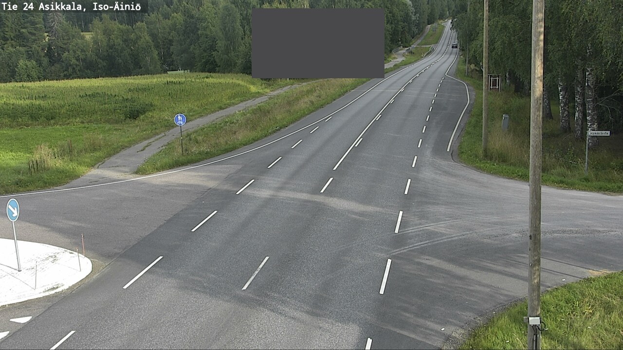 Weather Camera Image Road 24 Asikkala, Iso-Äiniö, Asikkala, Päijät-Häme