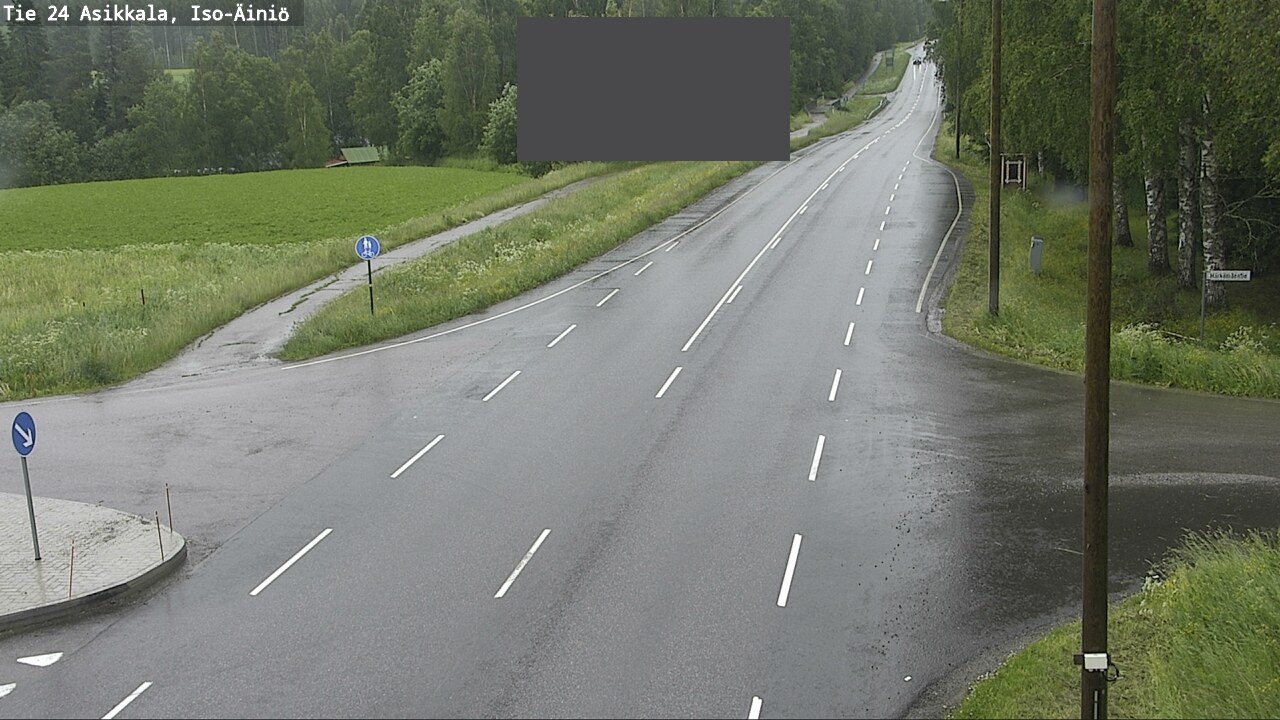 Weather Camera Image Väg 24 Asikkala, Iso-Äiniö, Asikkala, Päijät-Häme