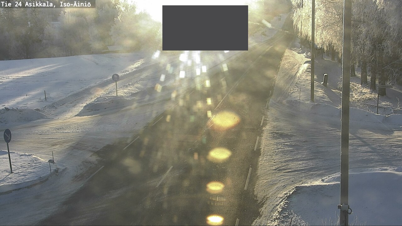 Weather Camera Image Road 24 Asikkala, Iso-Äiniö, Asikkala, Päijät-Häme
