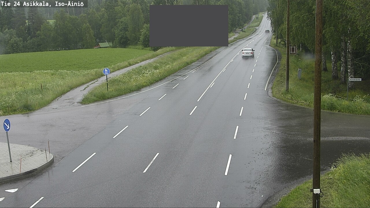 Weather Camera Image Väg 24 Asikkala, Iso-Äiniö, Asikkala, Päijät-Häme