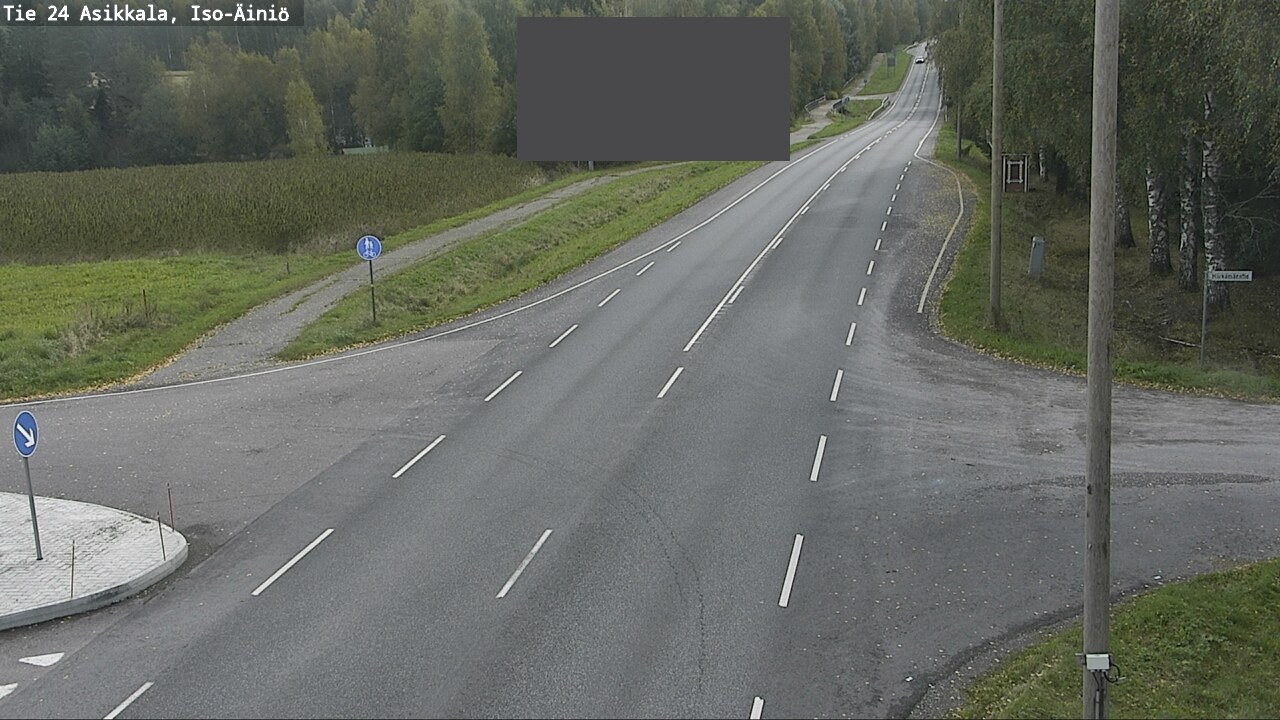 Weather Camera Image Väg 24 Asikkala, Iso-Äiniö, Asikkala, Päijät-Häme