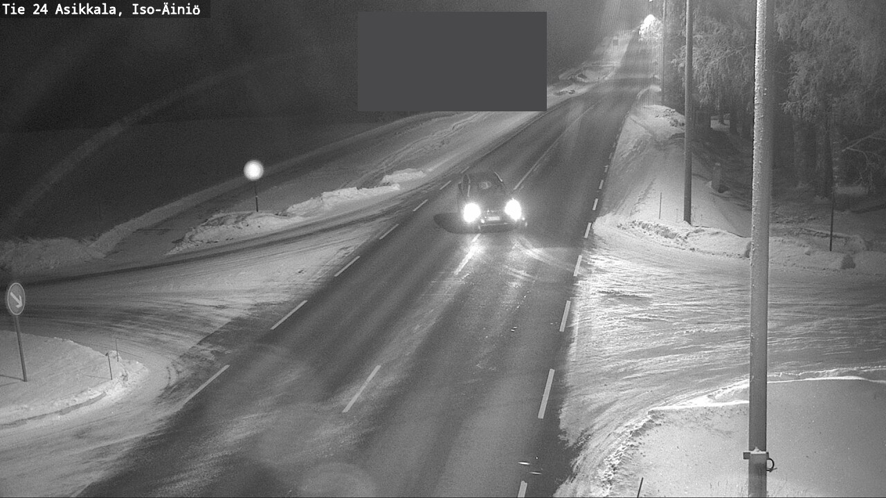 Weather Camera Image Road 24 Asikkala, Iso-Äiniö, Asikkala, Päijät-Häme