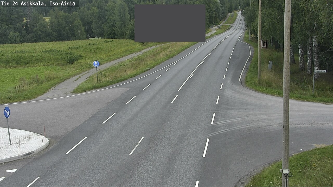 Weather Camera Image Road 24 Asikkala, Iso-Äiniö, Asikkala, Päijät-Häme