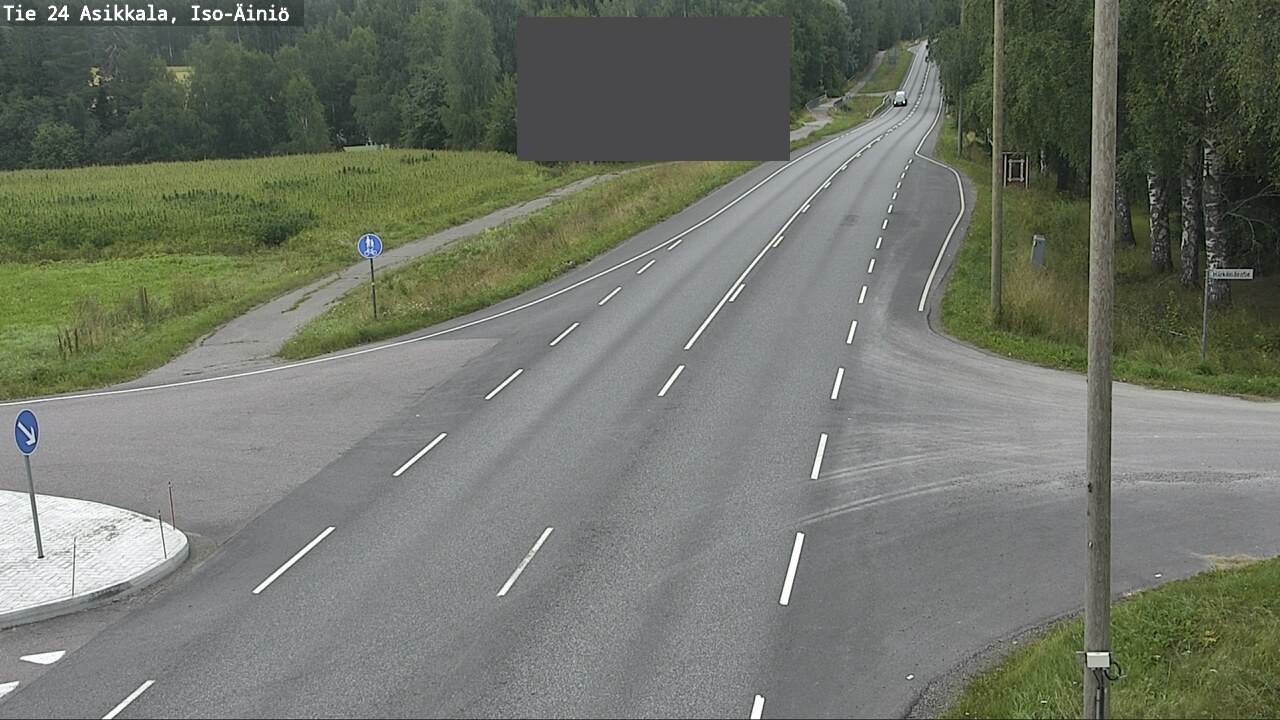 Weather Camera Image Road 24 Asikkala, Iso-Äiniö, Asikkala, Päijät-Häme