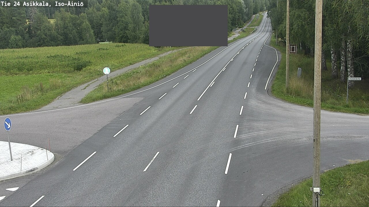 Weather Camera Image Road 24 Asikkala, Iso-Äiniö, Asikkala, Päijät-Häme
