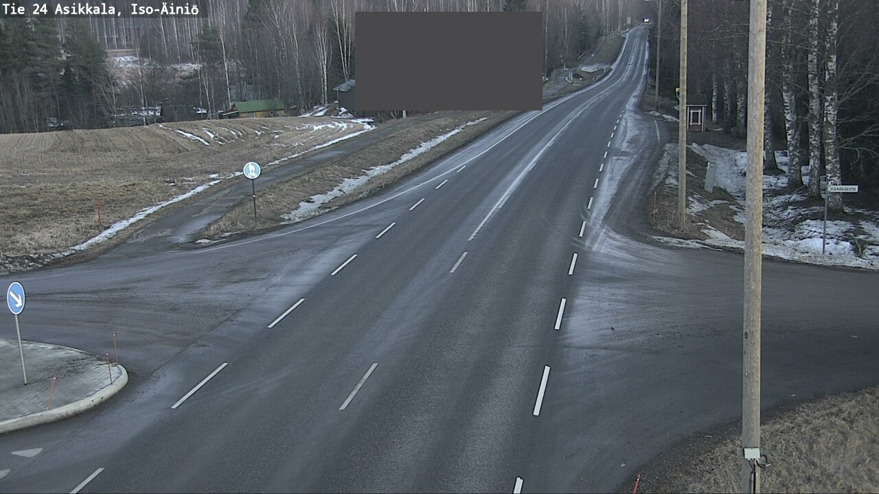 Weather Camera Image Road 24 Asikkala, Iso-Äiniö, Asikkala, Päijät-Häme