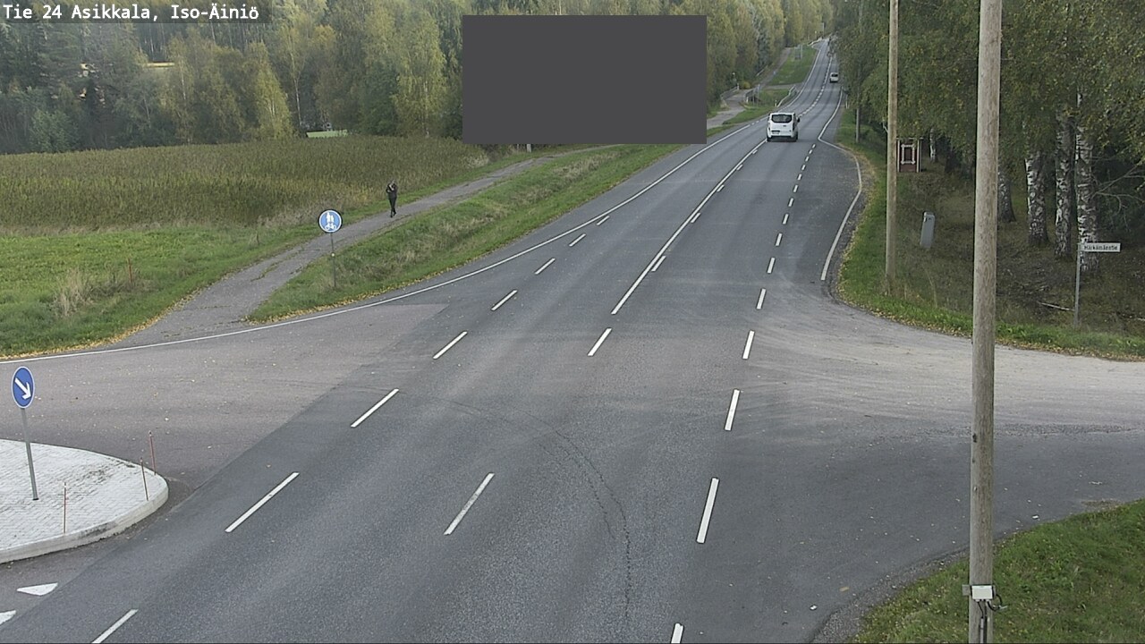 Weather Camera Image Väg 24 Asikkala, Iso-Äiniö, Asikkala, Päijät-Häme