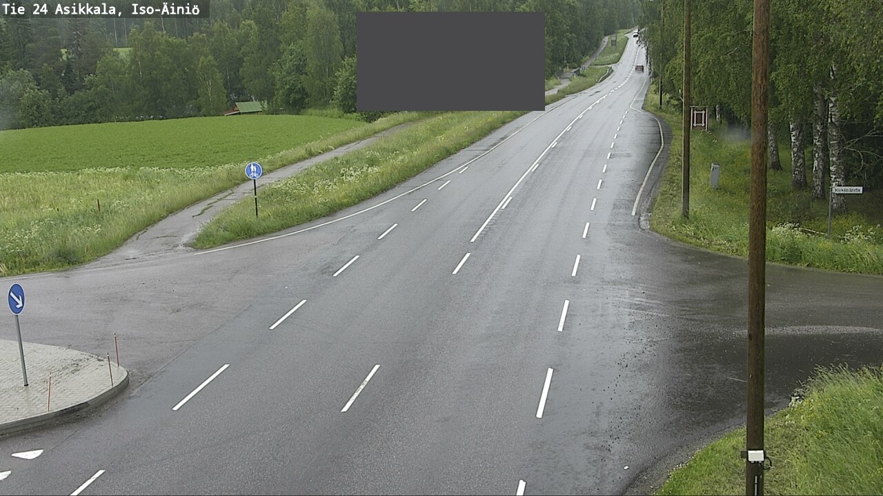 Weather Camera Image Väg 24 Asikkala, Iso-Äiniö, Asikkala, Päijät-Häme