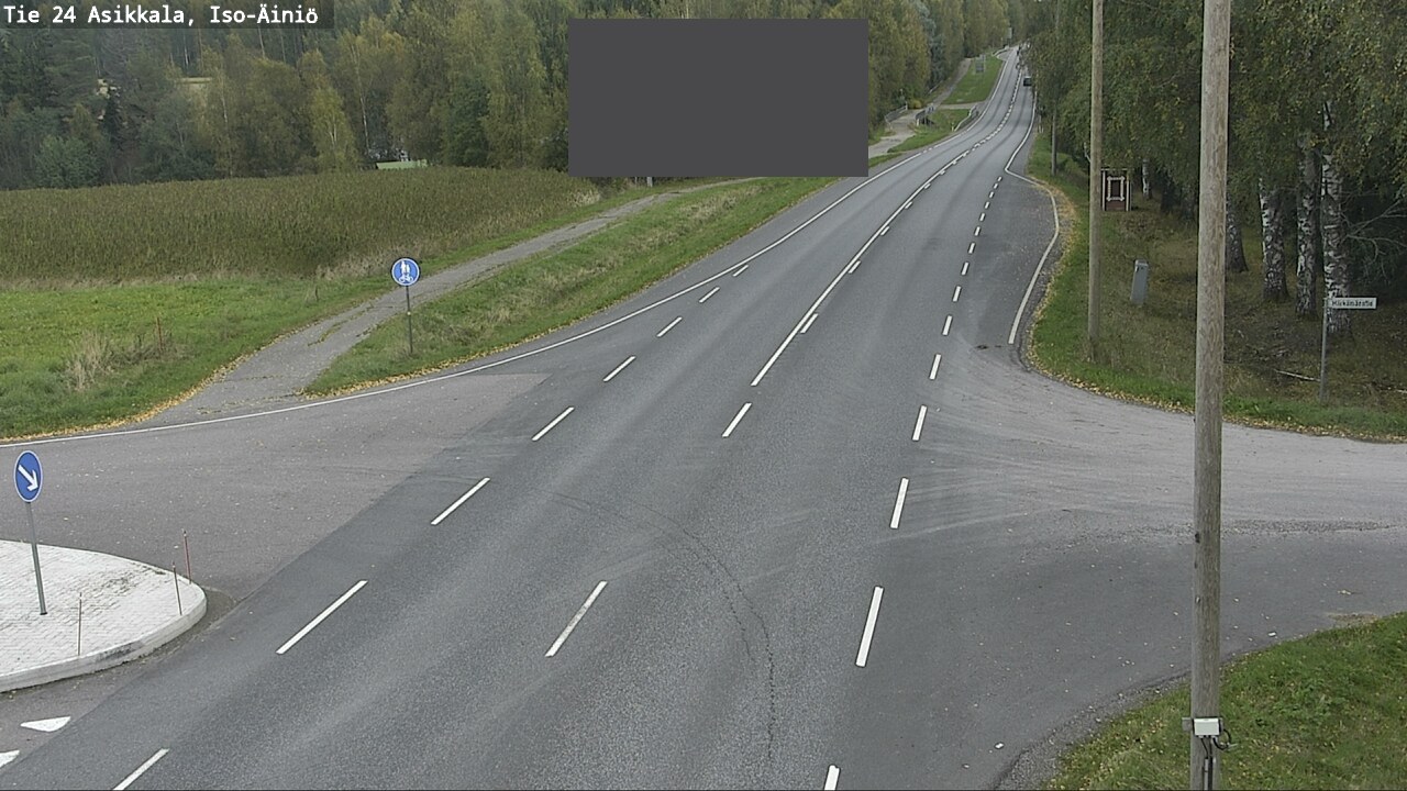 Weather Camera Image Väg 24 Asikkala, Iso-Äiniö, Asikkala, Päijät-Häme