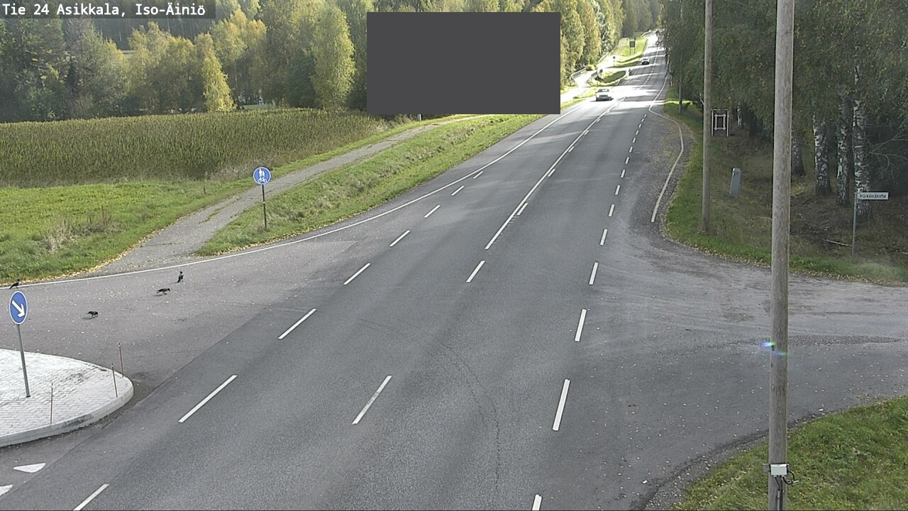 Weather Camera Image Väg 24 Asikkala, Iso-Äiniö, Asikkala, Päijät-Häme