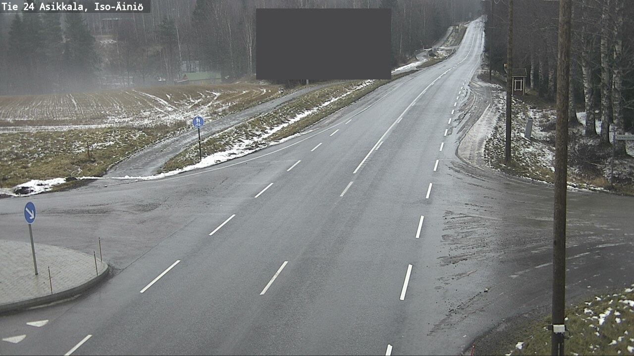 Weather Camera Image Väg 24 Asikkala, Iso-Äiniö, Asikkala, Päijät-Häme