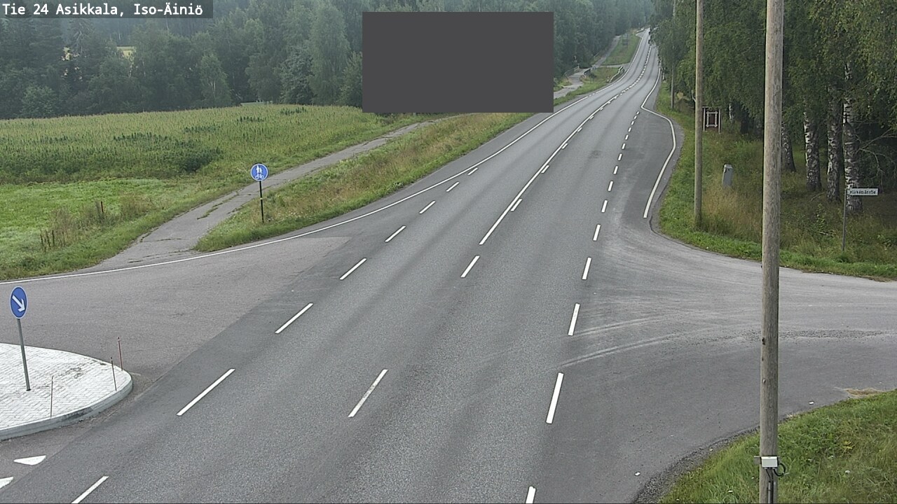Weather Camera Image Road 24 Asikkala, Iso-Äiniö, Asikkala, Päijät-Häme