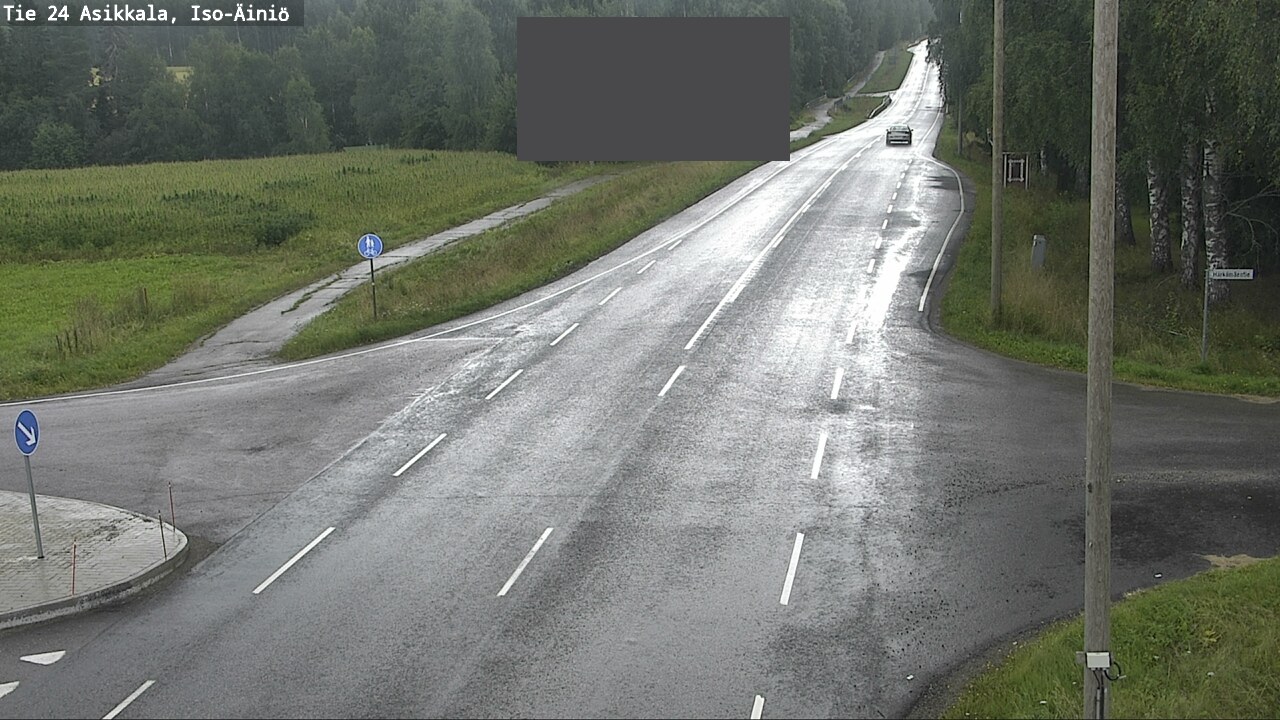 Weather Camera Image Road 24 Asikkala, Iso-Äiniö, Asikkala, Päijät-Häme