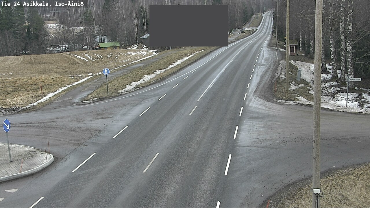 Weather Camera Image Road 24 Asikkala, Iso-Äiniö, Asikkala, Päijät-Häme