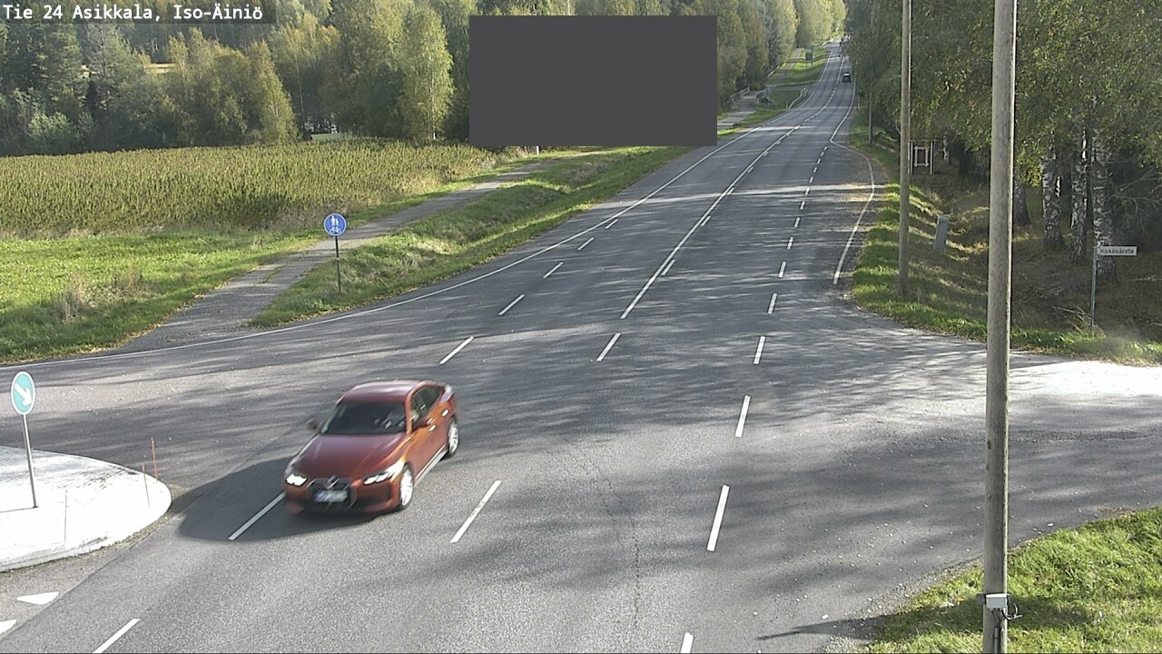 Weather Camera Image Väg 24 Asikkala, Iso-Äiniö, Asikkala, Päijät-Häme