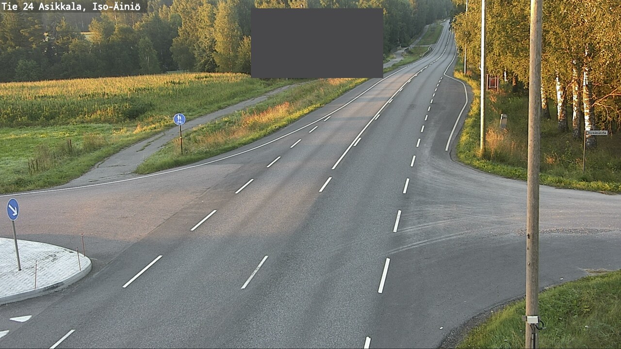 Weather Camera Image Road 24 Asikkala, Iso-Äiniö, Asikkala, Päijät-Häme