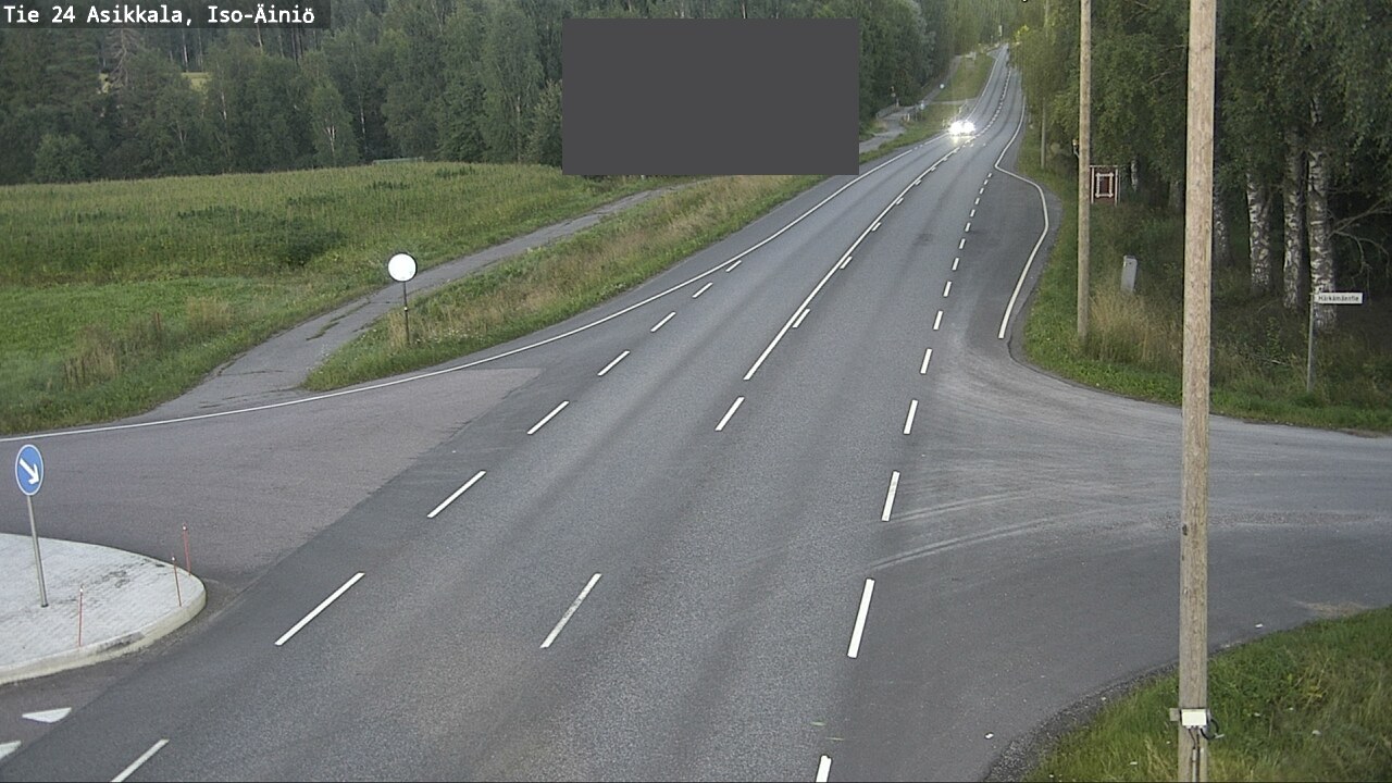 Weather Camera Image Road 24 Asikkala, Iso-Äiniö, Asikkala, Päijät-Häme