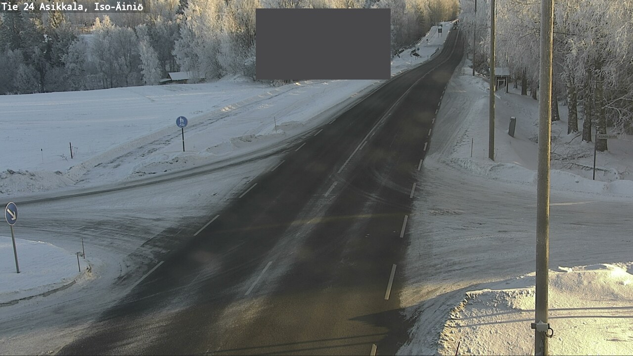 Weather Camera Image Road 24 Asikkala, Iso-Äiniö, Asikkala, Päijät-Häme