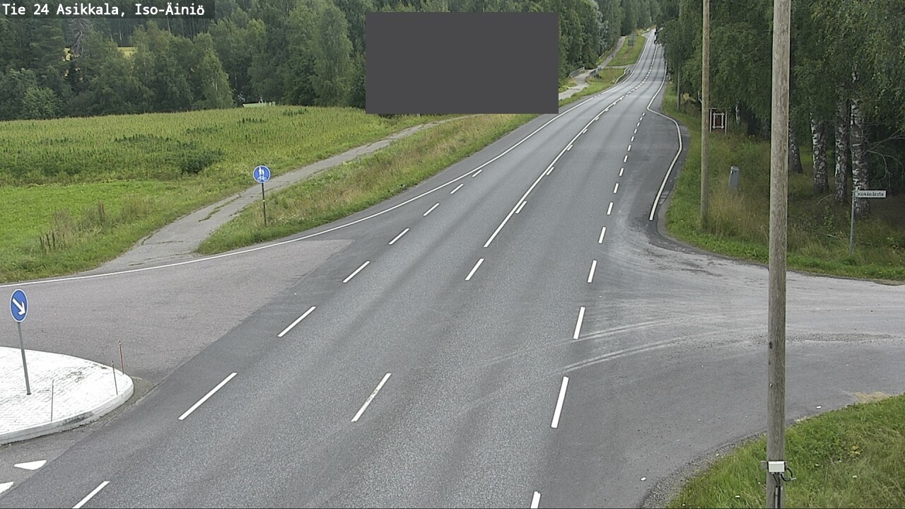 Weather Camera Image Road 24 Asikkala, Iso-Äiniö, Asikkala, Päijät-Häme