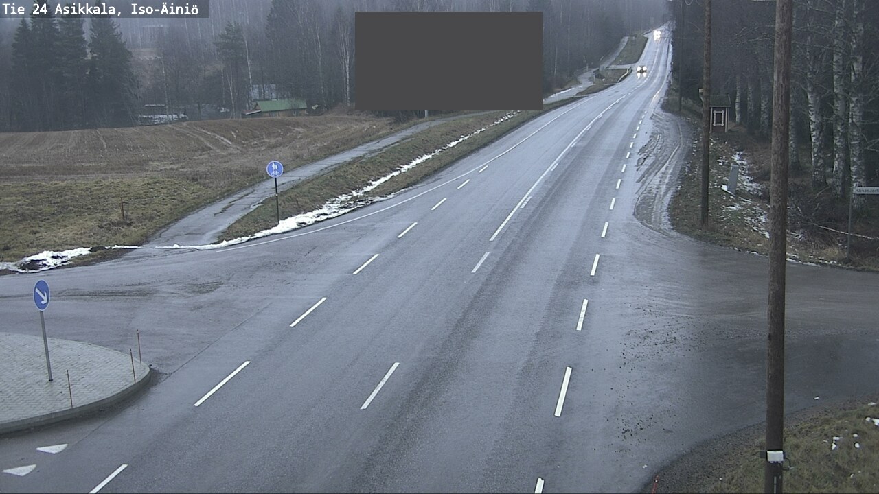 Weather Camera Image Väg 24 Asikkala, Iso-Äiniö, Asikkala, Päijät-Häme