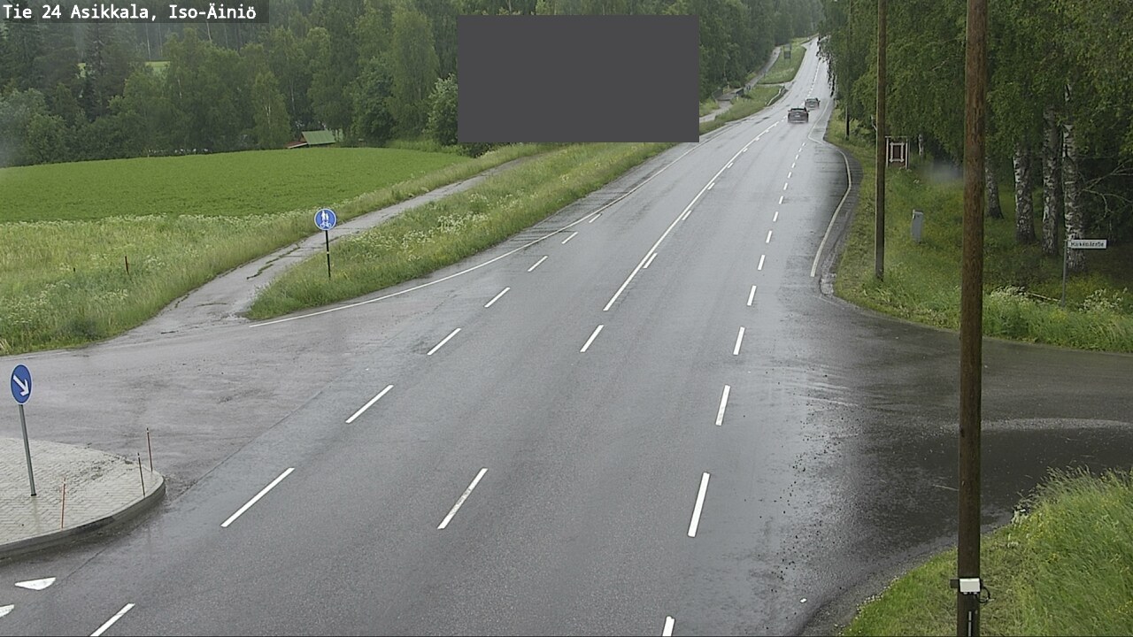 Weather Camera Image Väg 24 Asikkala, Iso-Äiniö, Asikkala, Päijät-Häme