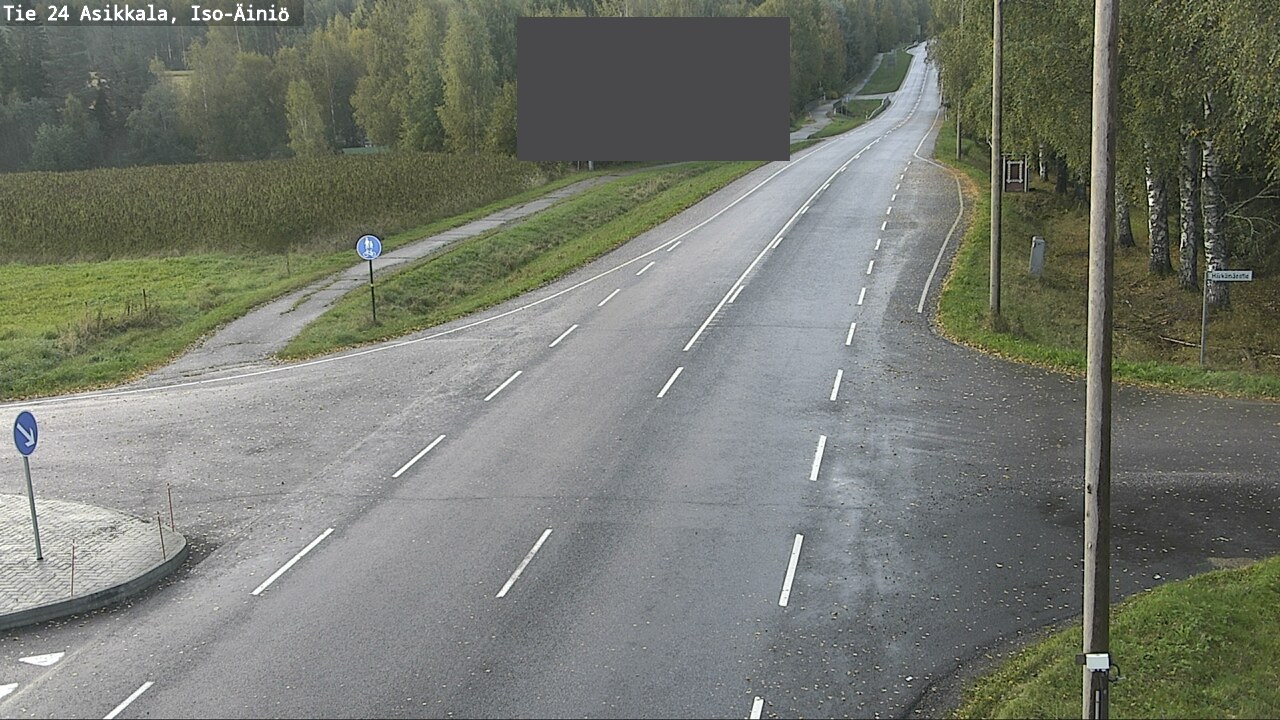 Weather Camera Image Väg 24 Asikkala, Iso-Äiniö, Asikkala, Päijät-Häme