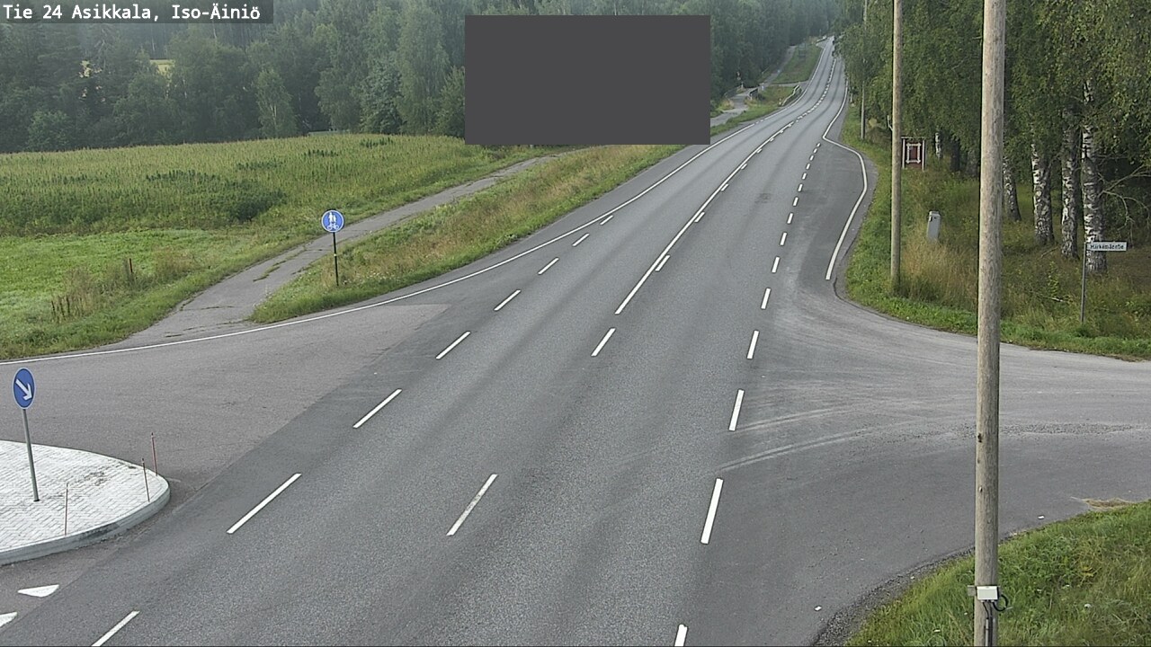 Weather Camera Image Road 24 Asikkala, Iso-Äiniö, Asikkala, Päijät-Häme