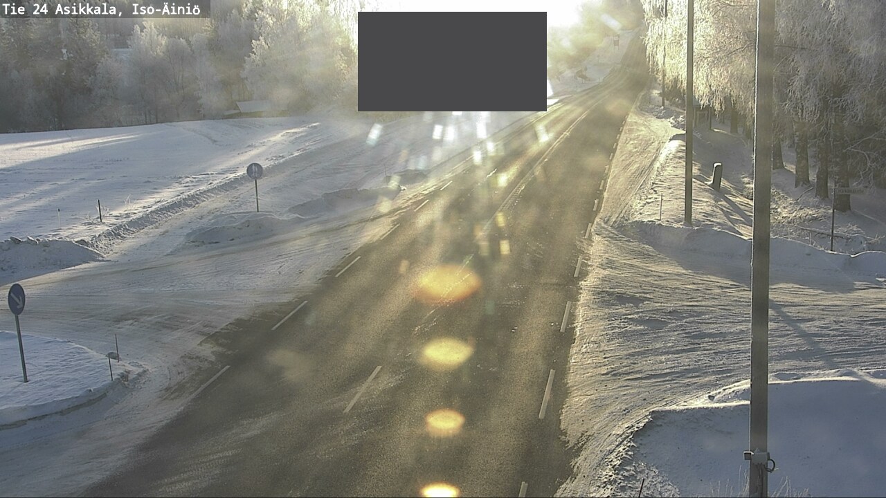 Weather Camera Image Road 24 Asikkala, Iso-Äiniö, Asikkala, Päijät-Häme
